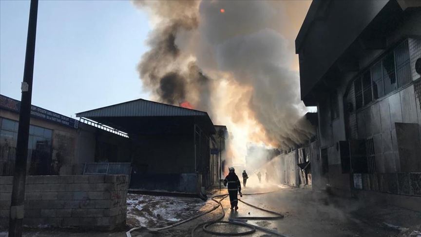 Gaziantep'te korkutan yangın - YENİ ASYA